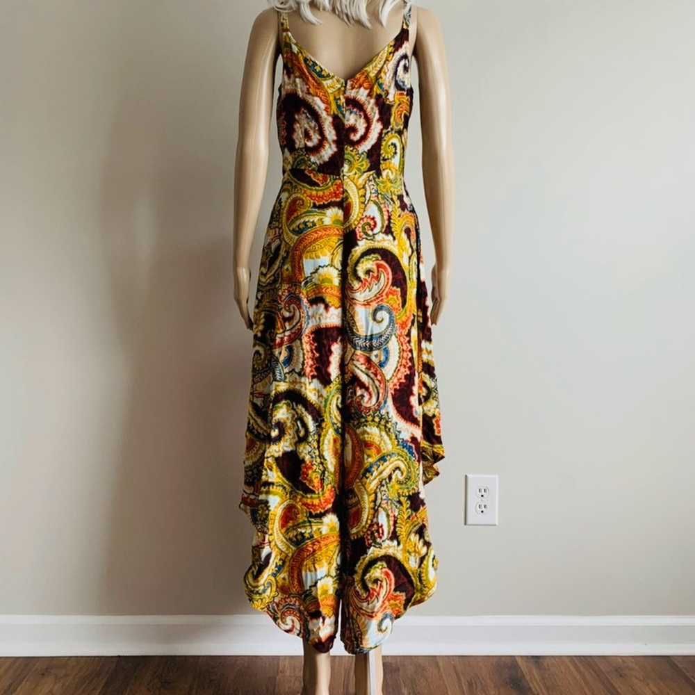 MSK Vibrant Paisley High Low Jumpsuits women’s - Picture 3 of 16